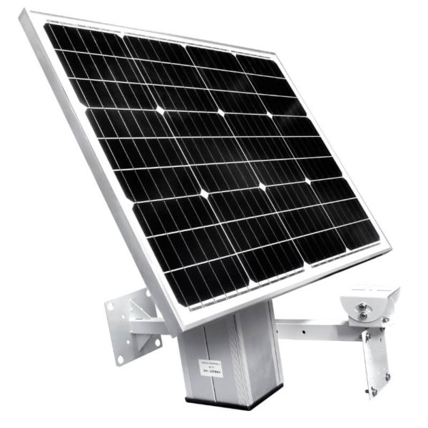 Panel Solar de 60W 30Ah, para PTZ o Cámaras de Video-vigilancia