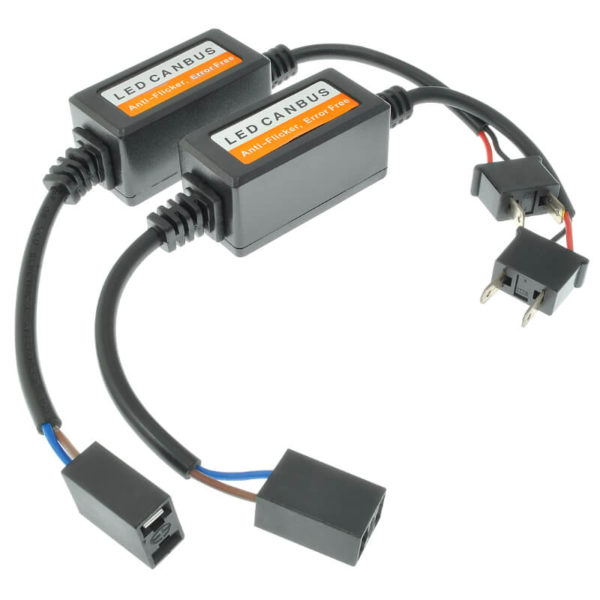 Base Adaptador LED CANBUS H7, Anti-parpadeo