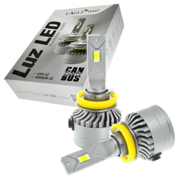 LED H11, Platinum, Blanco 5500lm X 2, 55W