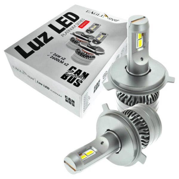 LED H4, Platinum Basico,Bicolor 2600lm X 2, 28W