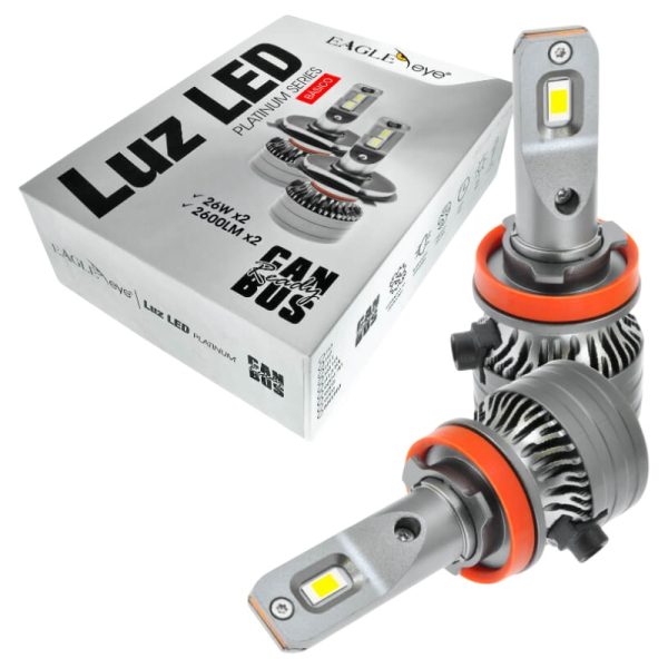 LED H11, Platinum, Basico, Bicolor 2600lm X 2, 28W